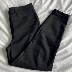 SPANX Black Skinny Ankle Jeans XL Shaping Denim Pull-on